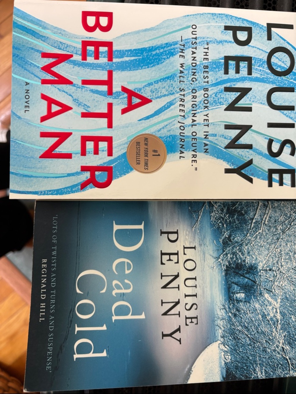 Louise Penny Paperback Mystery Set - A Better Man & Dead Cold.